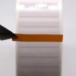 28mmx4mm, 2mil White Gloss High Temperature Resistant Polyimide Label