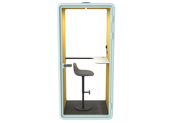 Customized acoustic booth various sizes available office pods with compact laminate furniture