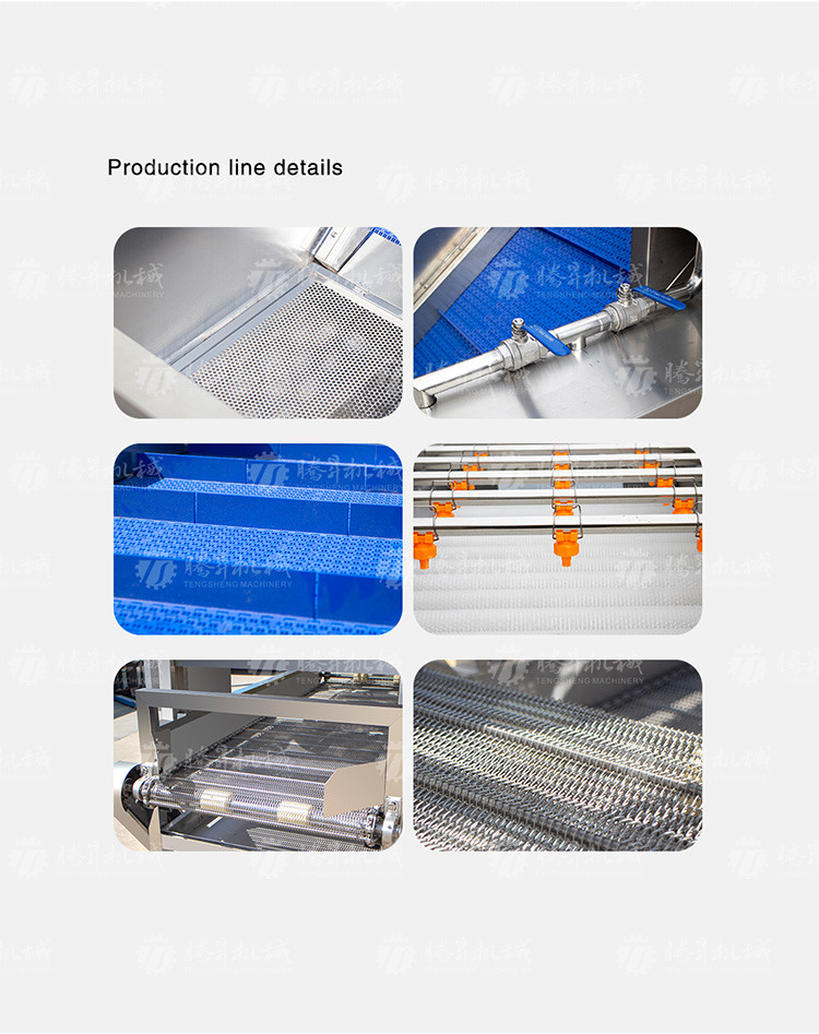 Kiwi Carrot Taro Vegetable Brush Bubble Cleaning Machine 2.5KW