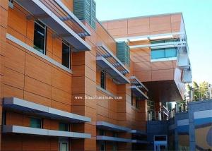 Quality Wooden Finishing Metal Composite Material Wall Panels PE Coated 4mm ACP Sheet wholesale
