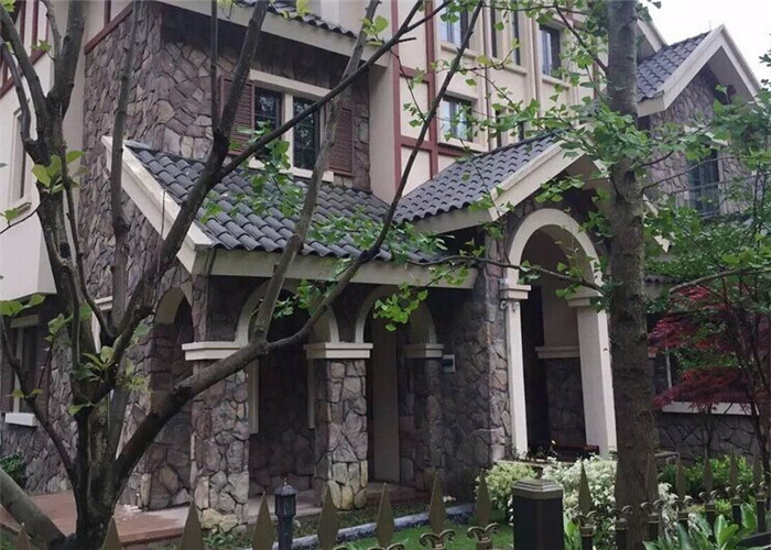 Scattered Artificial Rock Siding For Villas / Railway Station Steam - Cured