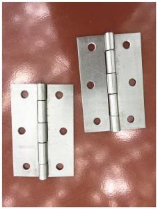 Quality ISO9001 Heavy Duty Metal Door Hinges Unpolished Treatment Customized Size Color wholesale
