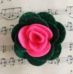 Lovely Felt Fabric Craft Flowers Gorgeous Thanksgiving Festival Use
