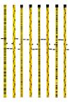 High Precision 2m Manganese Levelling Staff Rods for Leica Digital Level DNA and