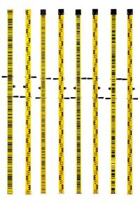 Quality Digital Telescopic Levelling Staff 3m Manganese Leveling Rod Surveying wholesale