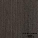 Brown Engineered Wood Veneer Quarter Cut Ebony Veneer Fineline For Door And