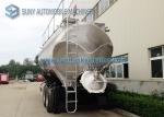 Two Axle 45m3 Tipping Dry Bulk Tank Trailer Food Grade Flour Tanker Semi Trailer