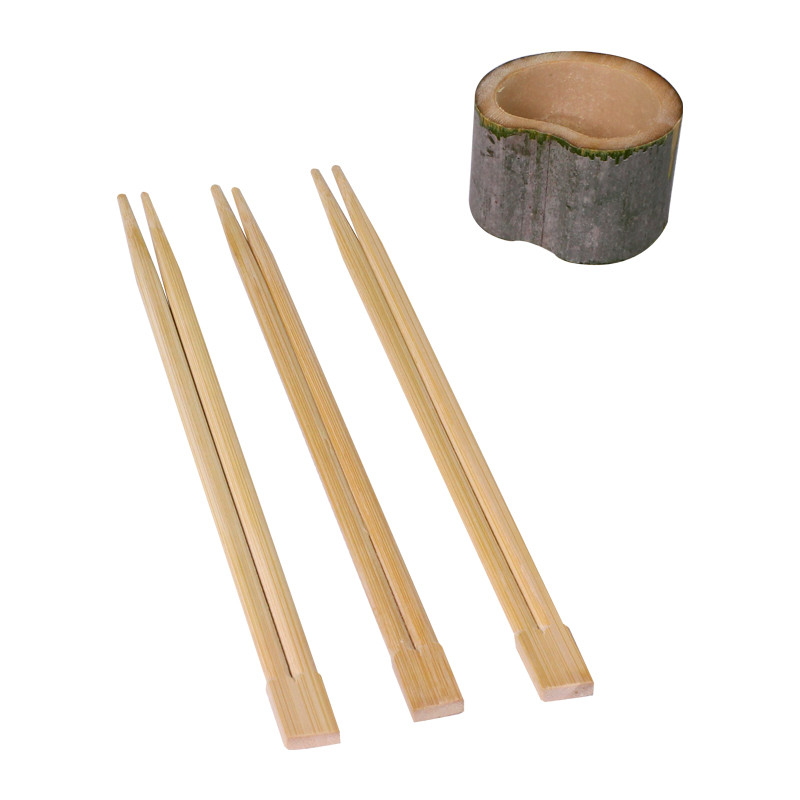 Regular 100% Solid Bamboo Chopsticks Sustainable 9 Inches