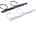 2 Wires LED Track Light Rail Black Color 24V 12V LED Power Track