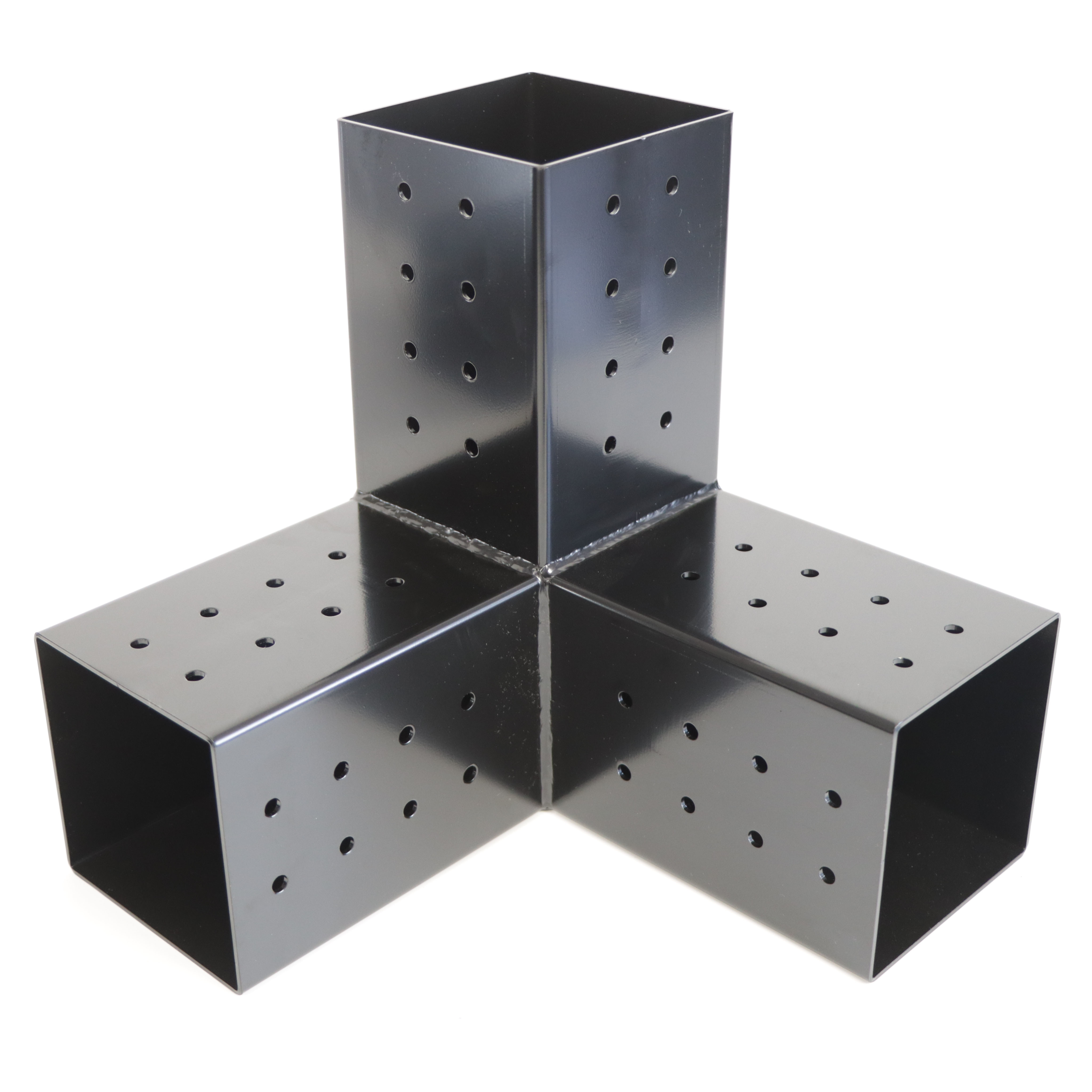 Sturdy Carbon Steel 4*4 Pergola Brackets Kits Post Base Corner Brackets