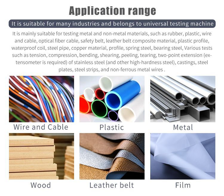 5kn 10kn 20kn 50kn Universal Tensile Strength Testing Machine for Plastic