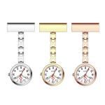 Nurse Watch FOB Nurse Pocket Watch Silver Hospital Quartz Clock Luminous Doctor