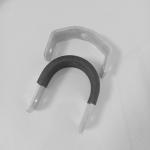 Polishing beam clamps Rubber Plastic Steel Conduit Clips EPDM Cable Pipe Clamps