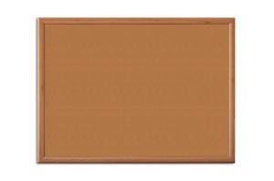 Quality Factory Wholesale Price 60x40cm Framed Cork Memo Board For School Use at Nature Cork Color wholesale