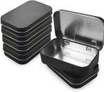 Food Grade Mini Mint Tins Silver Metal Box Top Notched Tin Box Manufacturer
