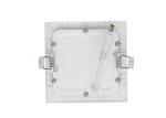 12 Watt Led Slim Panel Light Aluminum White Housing Ce 960lm For Supermarket
