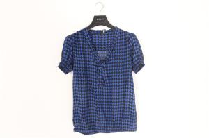 Quality Short Sleeves Ladies V Neck Blouse wholesale