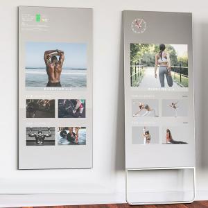 Quality Touch Screen Camera Intelligent Display Interactive Fitness Mirror 43 Inch Floor Stand wholesale