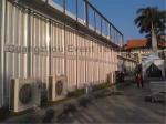 Large Clear Span Wide Custom Event Tents UV Resistant Glass Door For Auto
