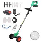 Cordless Battery Powered Lawn Mower 173CC Engine 1200W Adjustable Cutting
