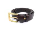 40mm Mens Casual Leather Belt With Alloy Pin Buckle