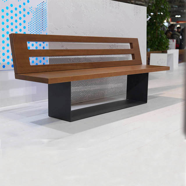 Patio Outdoor customized decorative steel cast iron garden bench seat
