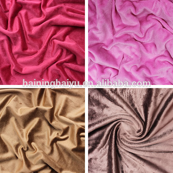 0.5mm 1mm polyster plain minky fabric textile importers knitting fabric