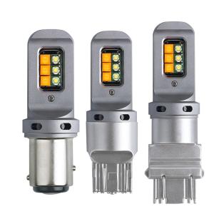 Quality Long-Lasting 5W LED Brake Turn Signal Lights with 1156 Universal 12smd LED Bulbs 1156 P21W BA15S PY21W 3157 7443 Canbus wholesale