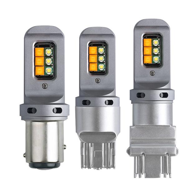 Long-Lasting 5W LED Brake Turn Signal Lights with 1156 Universal 12smd LED Bulbs