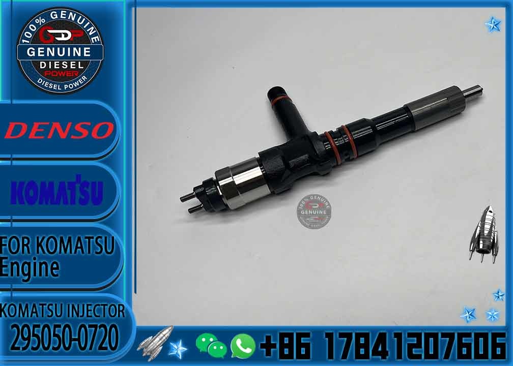Huida SAA6D125E-6 engine fuel injector 6252-11-3100 295050-0720 with genuine packing