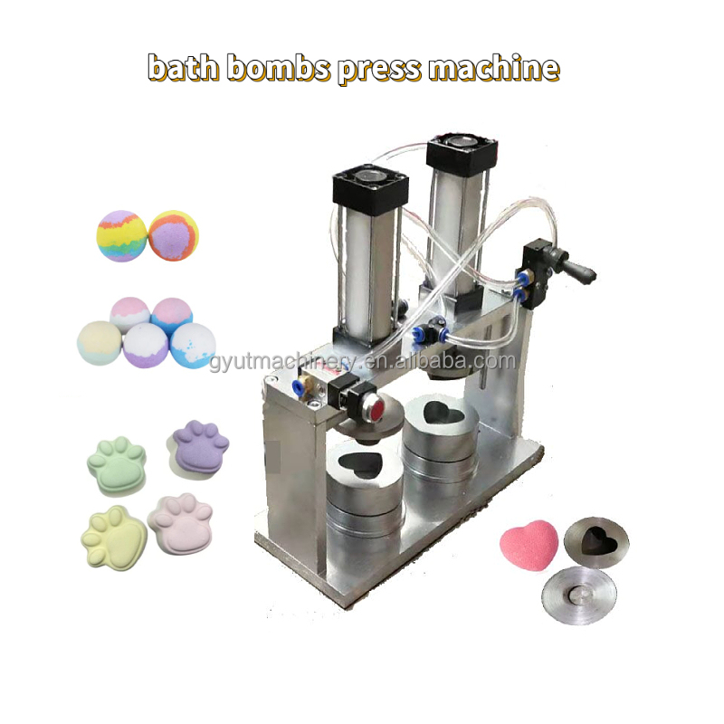 Pneumatic Small Bath Bomb Press Machine Friendly Solid Shampoo Bars Moulding Machine