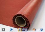Heat Resistance Fiberglass Fabric Roll / Silicone Coated Fiberglass Fire