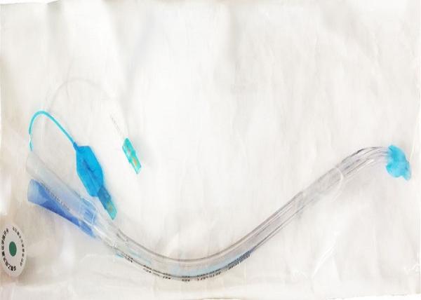 Cheap 10 Fr Double Lumen Endotracheal Tube , Non Toxic Cuffed Tracheostomy Tube for sale
