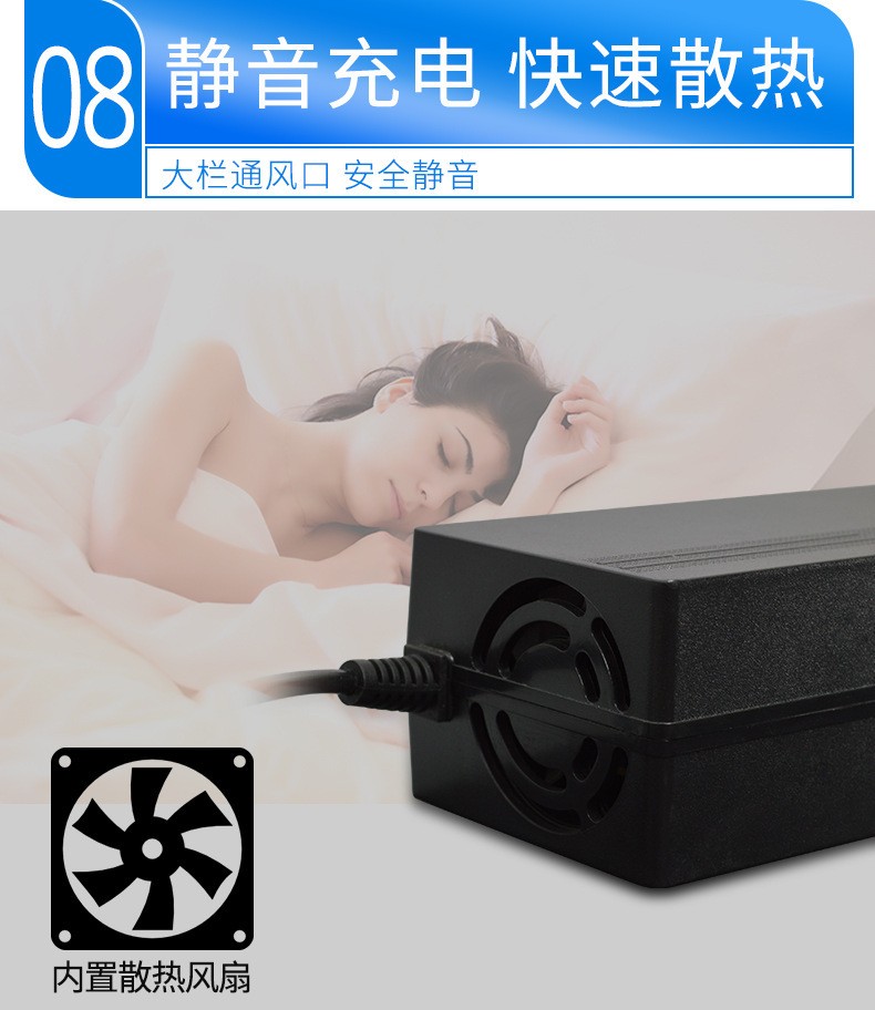 Private Mold 12V/1.5A Output Intelligent Motorcycle Charger for Customized 24V 12AH 36V 20AH 72V5A 72V40Ah E-bike Battery