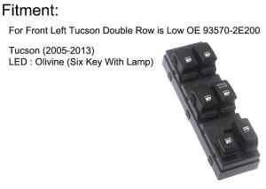 Quality Car Hyundai Electric Window Switch , Window Switch Replacement Front Left wholesale