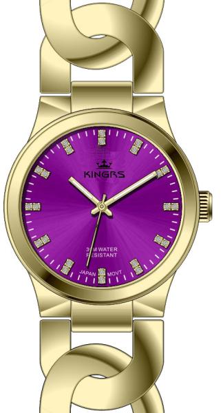 Water Reisistant Unisex Cowboy Link Women Wrist Watch , Rose Gold Watches For