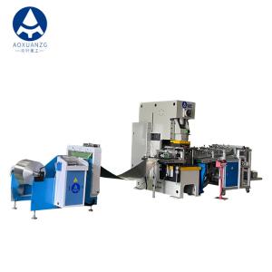 Quality Round Square Aluminum Foil Lunch Food Box Pneumatic Punching Machine High Speed wholesale