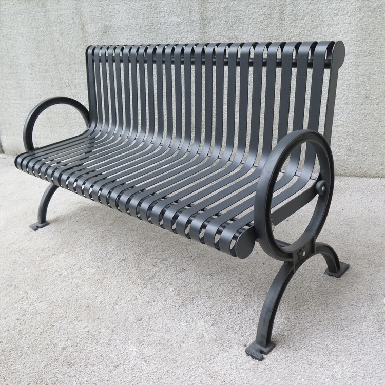 8 People ISO14001 Certified Metal Picnic Table Bench Set