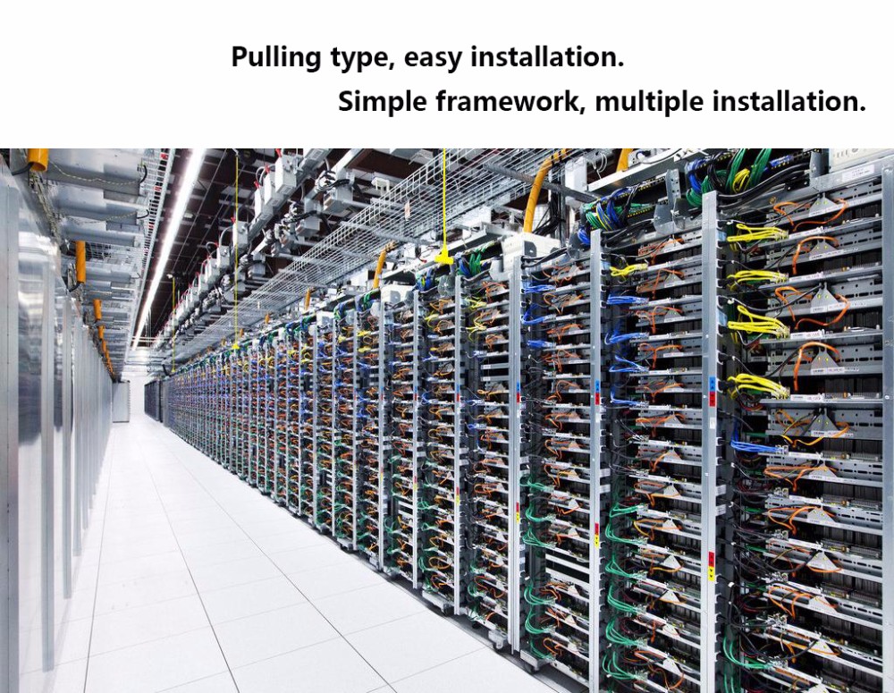1RU 19" 96 Port Duplex LC Mtp Mpo Fiber Patch Panel