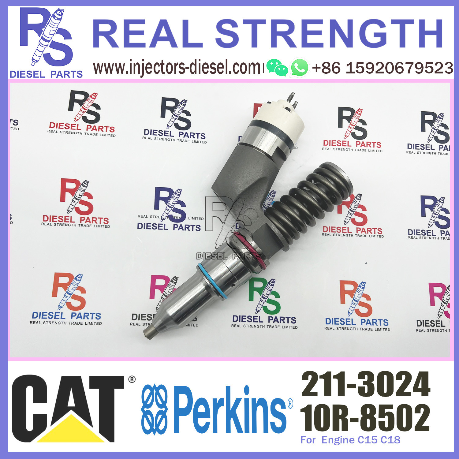 Common Rail Injector 211-3024 10R8502 Diesel Injector Assy 211-3024