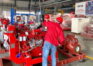 Quality Water Cooled 227KW 305HP Fire Pump Diesel Engine 2100RPM wholesale