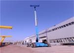 Four Wide Tyres Telescopic Boom Lift Novel Axle Balancing System Real Time Drive