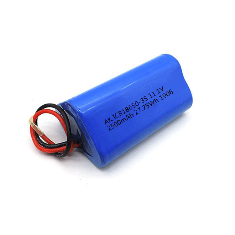 2500mAh 12V Rechargeable Panasonic 18650 Lithium Ion Battery
