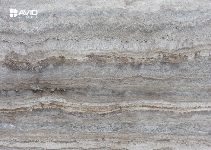 Decorative Travertine Marble Floor And Wall Tiles Non Deformation Anti - Scratch