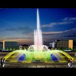 High Spray Dry Floor Fountains RGB Underwater Light