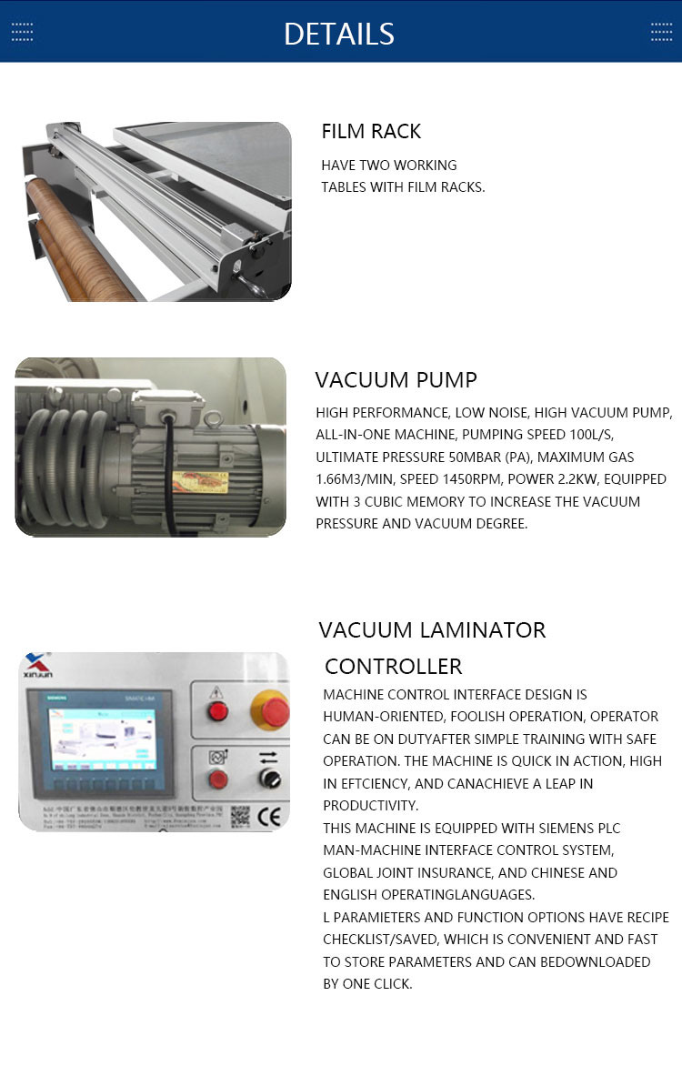 Negative Vacuum Press Machine Rapid Automatic Wood Hot Press Machine 1300×2500mm