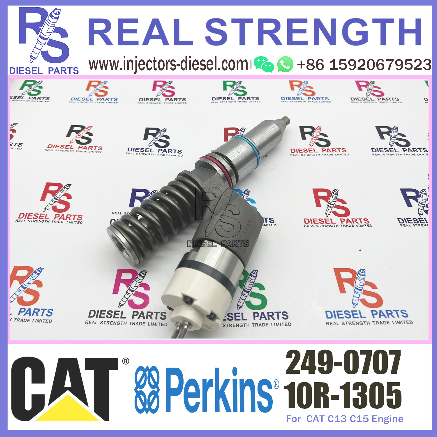 Engine C11 C13 Perkins Diesel Injector 10R-2977 249-0705 249-0707 250-1309 253-0608