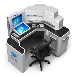 Quality Dual Screen Cash Deposit Kiosk Atm Teller Machine For Money Deposit Withdraw wholesale