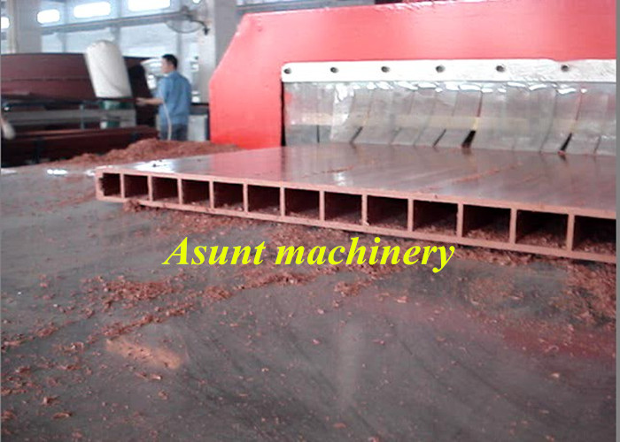 WPC Decorative Board Production Line PVC Wood Plastic Co - Extrusion Machine