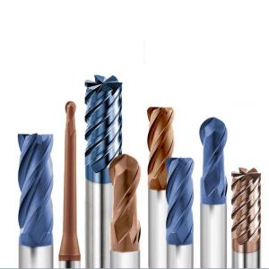 Quality Different Solid Tungsten Carbide End Mills For Aluminum/Copper/Steel wholesale